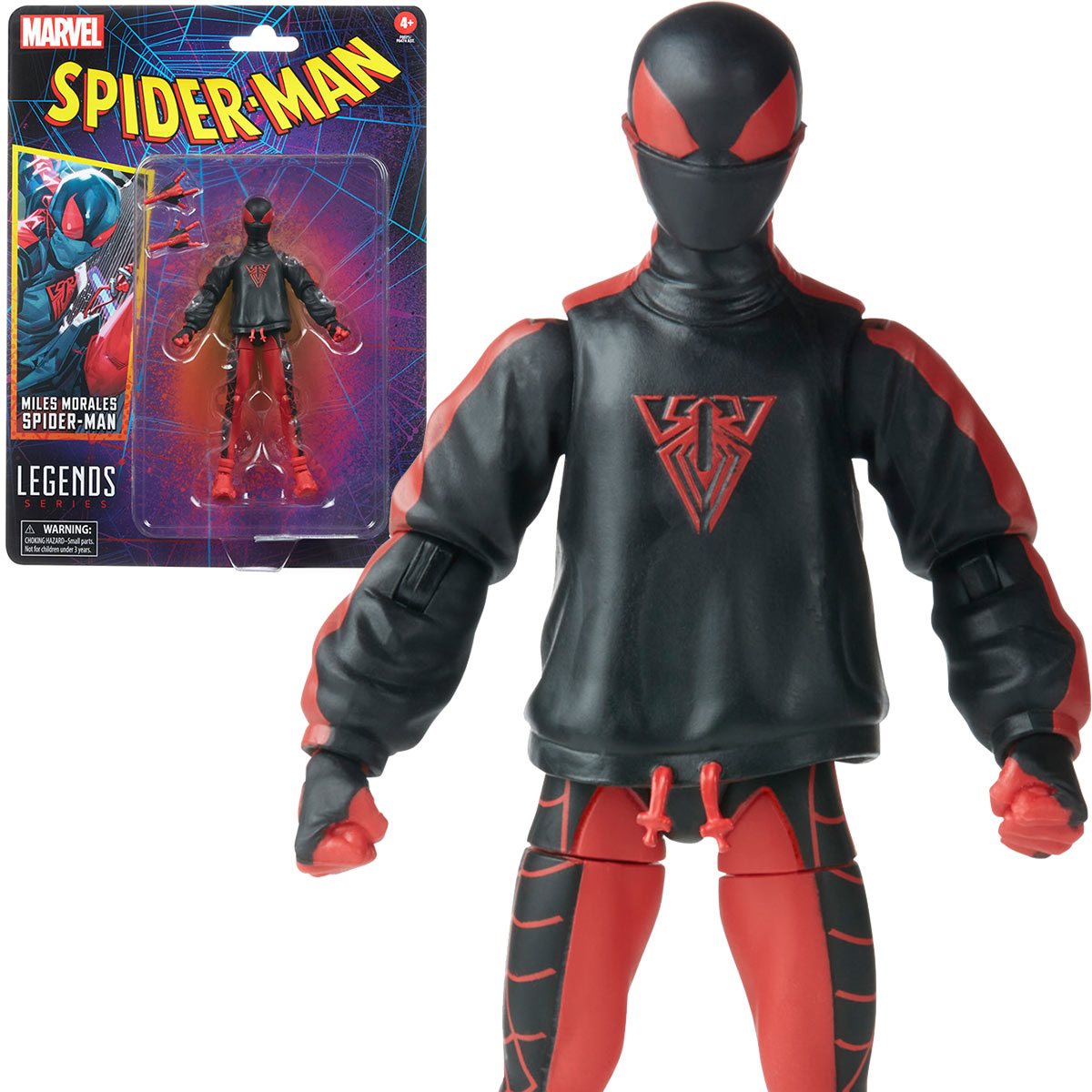 Miles morales action figure with hoodie outlet