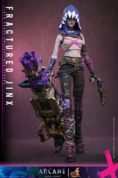 Hot Toys Video Games Masterpiece Series: Arcane League Of Legends - Fractured Jinx Escala 1/6