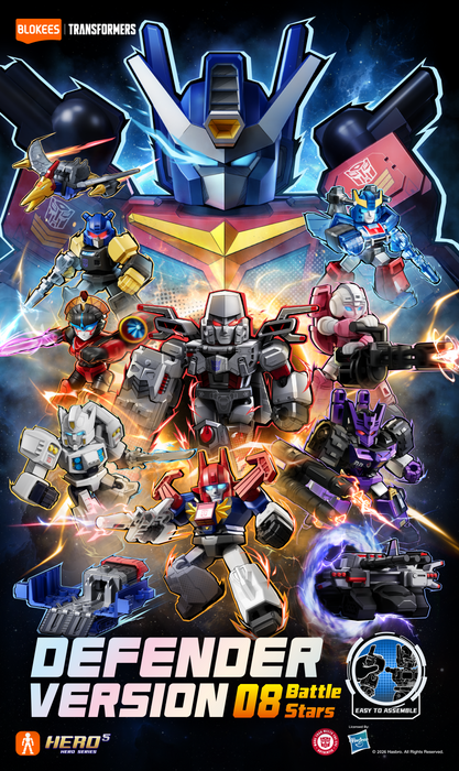 Blokees Transformers Defender Version: 08 Battle Stars UNITARIO 71408