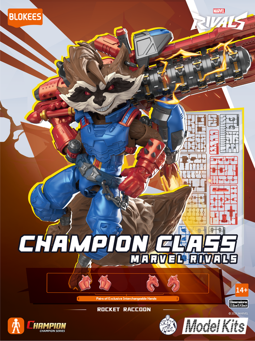 Blokees Marvel Rivals Champion Class: Rocket Raccoon 81120