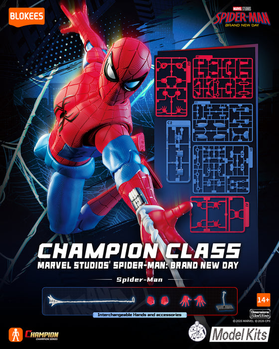 Blokees Marvel Champion Class: Spider-Man Brand New Day - 13 Spider Man atuendo Pelicula 81125