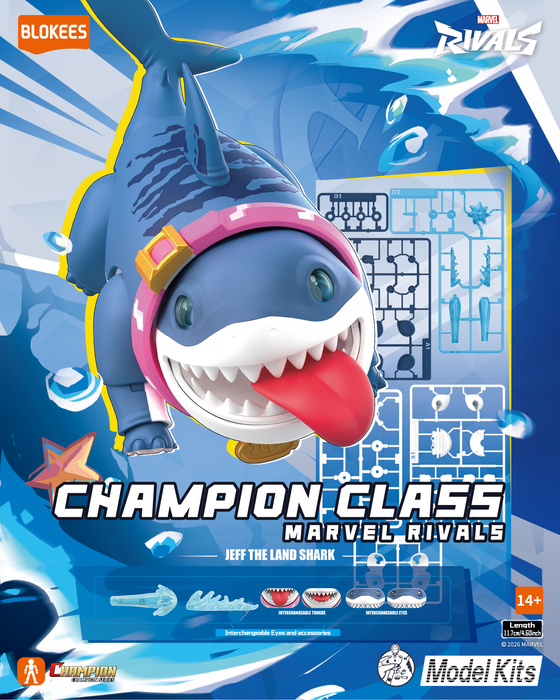 Blokees Marvel Rivals Champion Class: 12 Jeff the Land Shark 81123