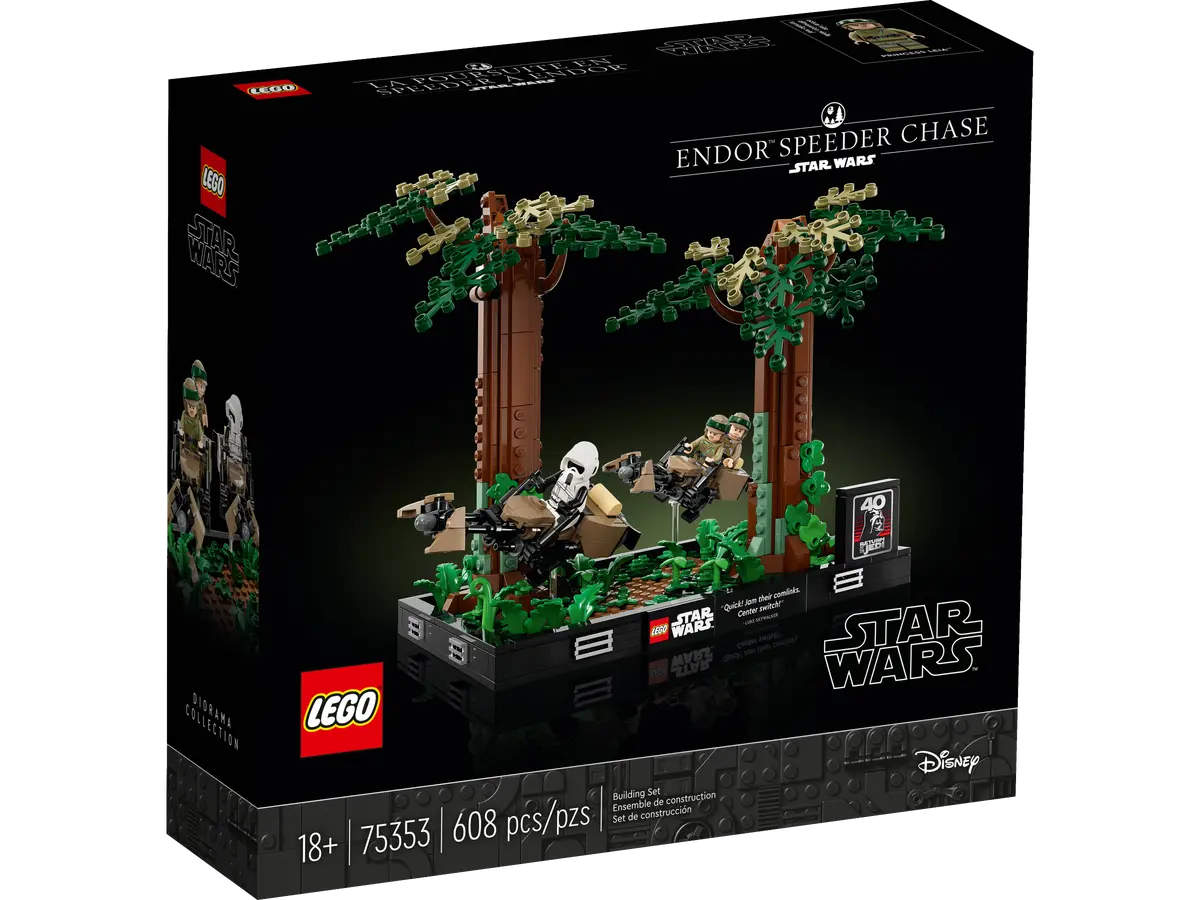 LEGO Star Wars Diorama: Duelo de Speeders en Endor 75353