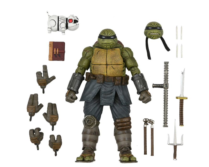 NECA Figura de Accion Ultimate: TMNT Tortugas Ninja IDW Comics - The Last Ronin Sin Armadura 7 Pulgadas