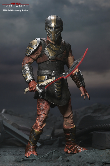 NECA Figura de Accion Ultimate: Depredador Tierras Salvajes - Dek Armadura de Entrenamiento 7 Pulgadas