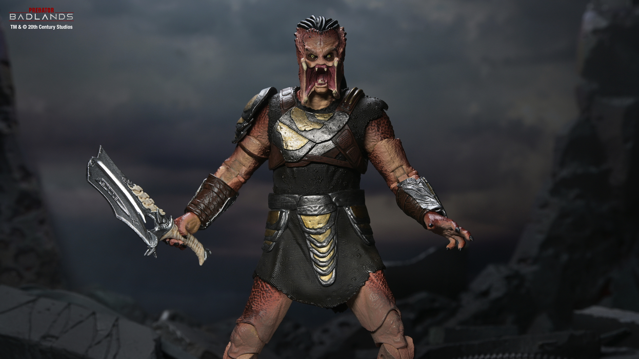 NECA Figura de Accion Ultimate: Depredador Tierras Salvajes - Dek Armadura de Entrenamiento 7 Pulgadas