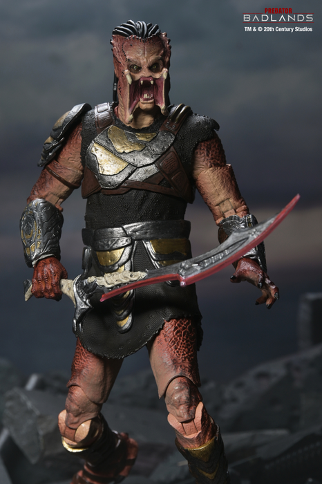NECA Figura de Accion Ultimate: Depredador Tierras Salvajes - Dek Armadura de Entrenamiento 7 Pulgadas