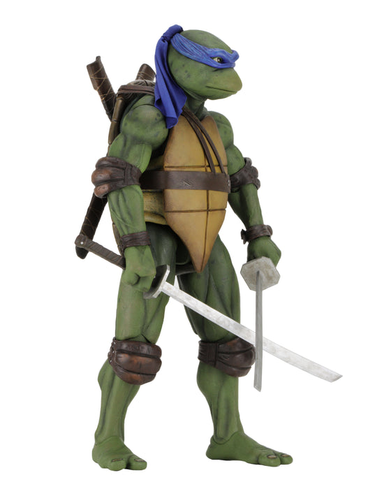 NECA Figura de Accion: TMNT Tortugas Ninja 1990 - Leonardo Escala 1/4