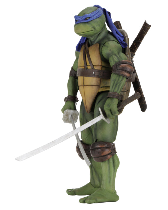 NECA Figura de Accion: TMNT Tortugas Ninja 1990 - Leonardo Escala 1/4
