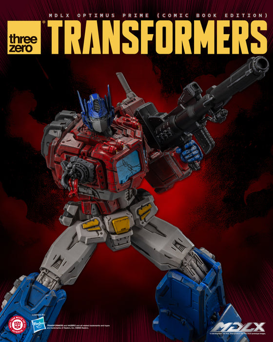Threezero Mdlx Series: Transformers - Optimus Prime Edicion Comic