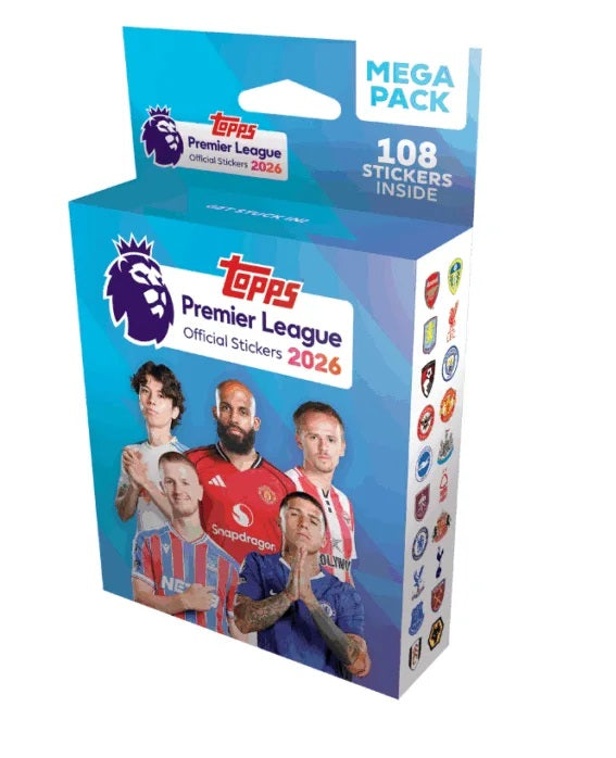 Topps Soccer Premier League 2026: Sticker & Album - Mega Multipacks