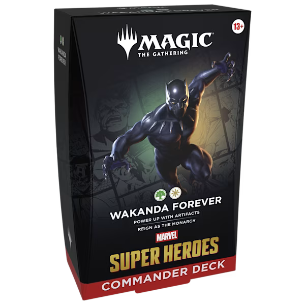 Magic The Gathering: Marvel Super Heroes - Commander Deck 4 Pack En Ingles