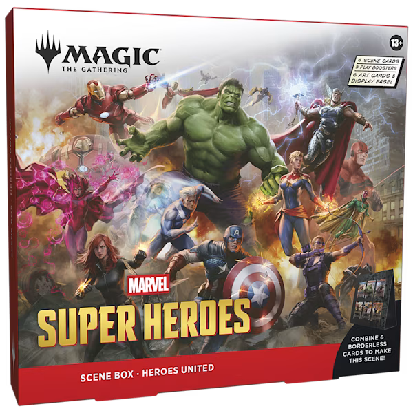 Magic The Gathering: Marvel Super Heroes - Scene Box 4 Pack En Ingles