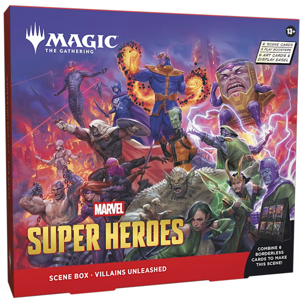 Magic The Gathering: Marvel Super Heroes - Scene Box 4 Pack En Ingles
