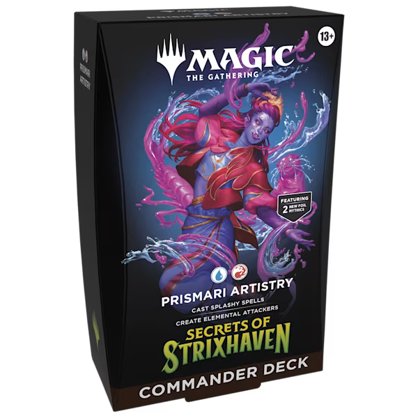 Magic The Gathering: Secrets of Strixhaven - Commander Deck 5 Pack En Ingles