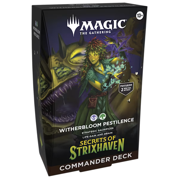 Magic The Gathering: Secrets of Strixhaven - Commander Deck 5 Pack En Ingles