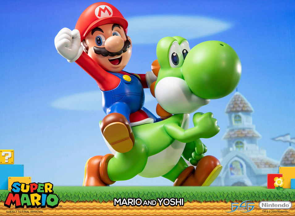 First 4 Figures: Super Mario - Mario y Yoshi Standard 19 Pulgadas