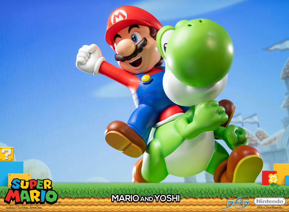 First 4 Figures: Super Mario - Mario y Yoshi Standard 19 Pulgadas
