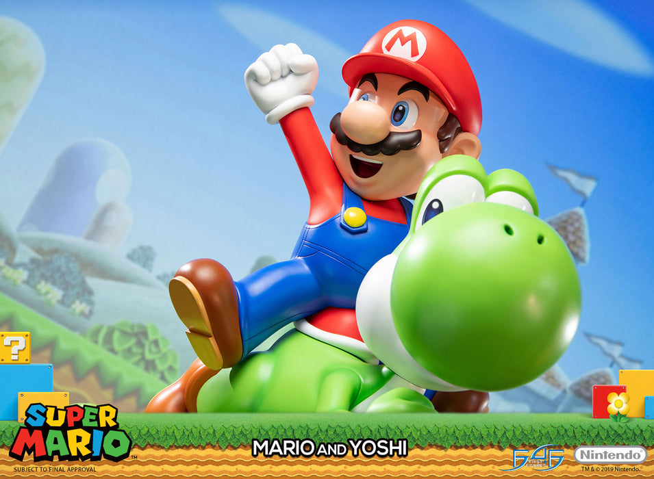 First 4 Figures: Super Mario - Mario y Yoshi Standard 19 Pulgadas