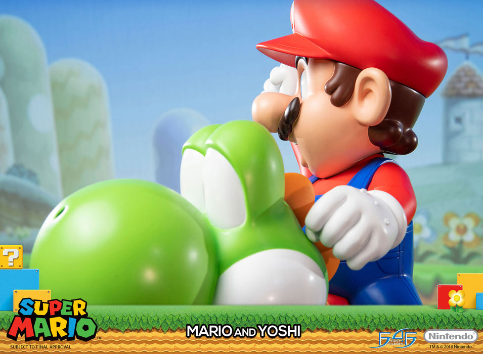 First 4 Figures: Super Mario - Mario y Yoshi Standard 19 Pulgadas