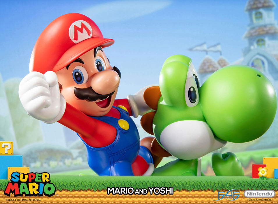 First 4 Figures: Super Mario - Mario y Yoshi Standard 19 Pulgadas