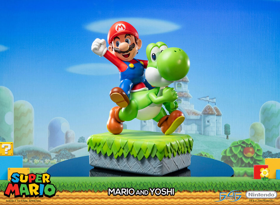 First 4 Figures: Super Mario - Mario y Yoshi Standard 19 Pulgadas