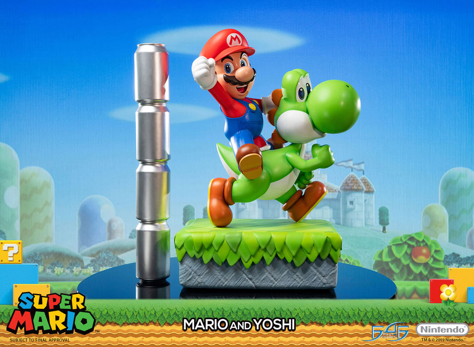 First 4 Figures: Super Mario - Mario y Yoshi Standard 19 Pulgadas
