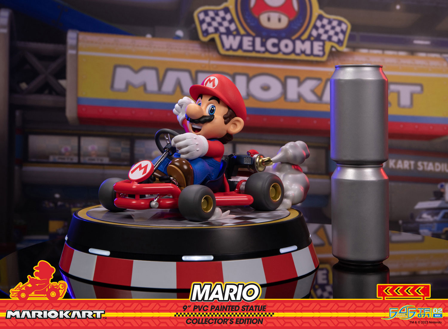 First 4 Figures: Mario Kart - Mario Edicion Coleccionista PVC 8.7 Pulgadas