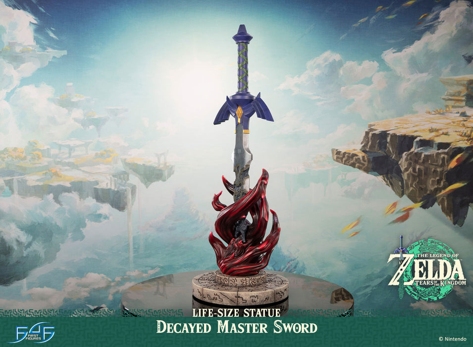 First 4 Figures: The Legend of Zelda Tears of the Kingdom - Espada Maestra Deteriorada 28 Pulgadas