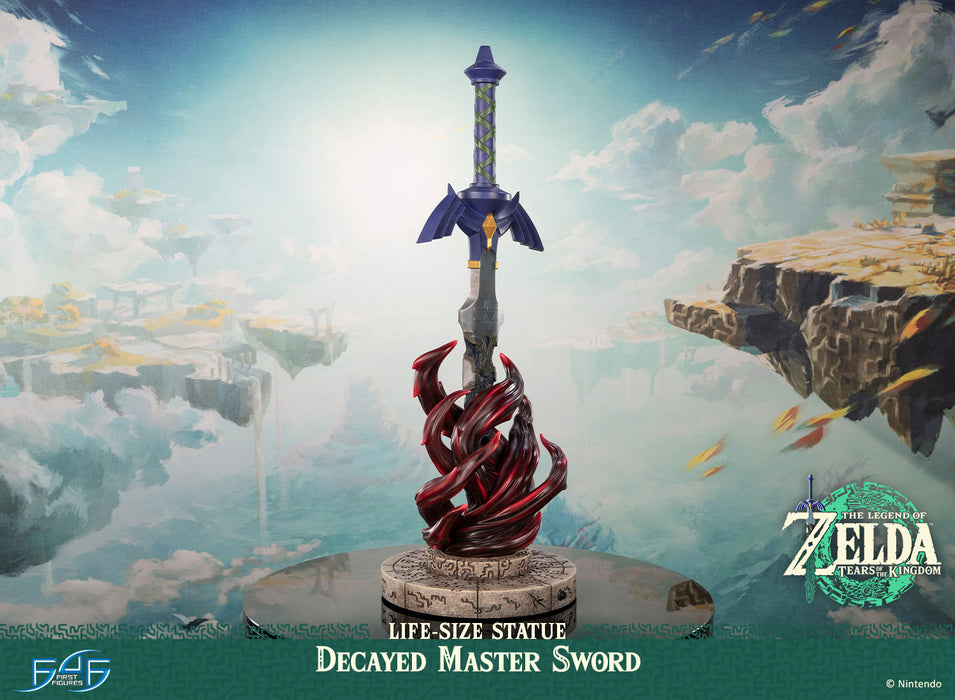 First 4 Figures: The Legend of Zelda Tears of the Kingdom - Espada Maestra Deteriorada 28 Pulgadas