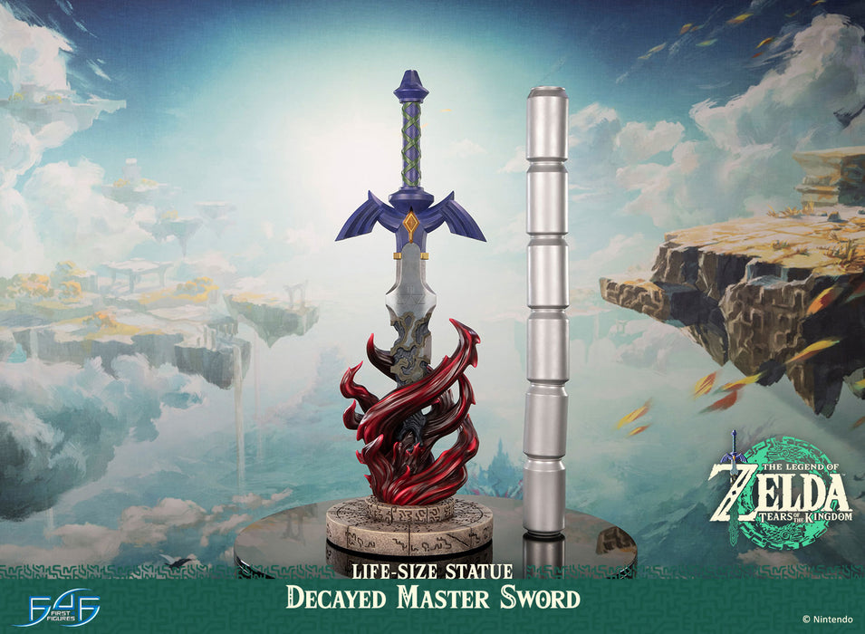First 4 Figures: The Legend of Zelda Tears of the Kingdom - Espada Maestra Deteriorada 28 Pulgadas