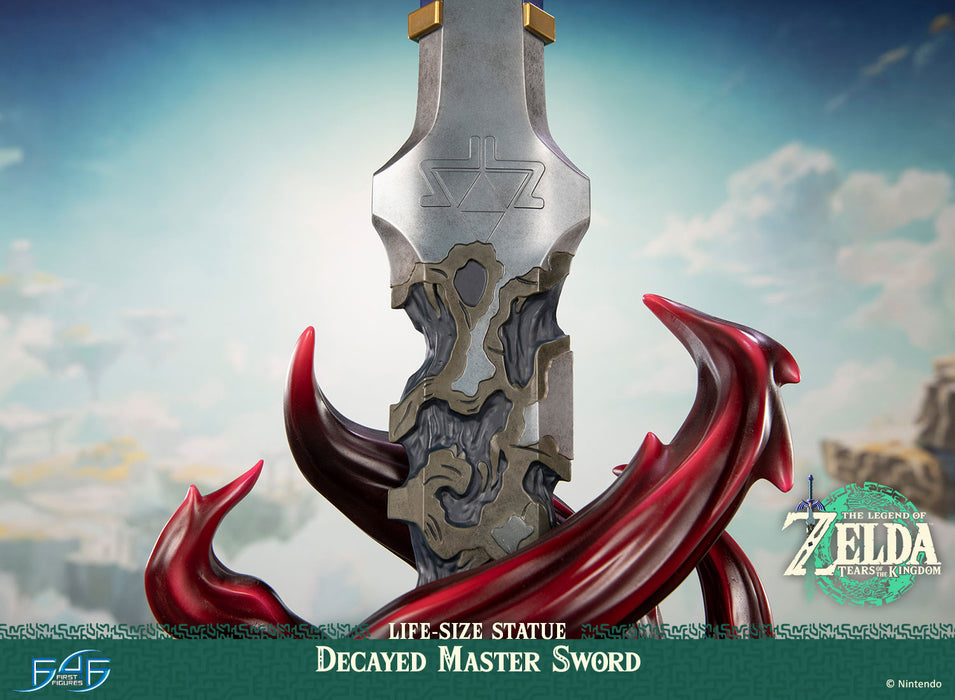 First 4 Figures: The Legend of Zelda Tears of the Kingdom - Espada Maestra Deteriorada 28 Pulgadas