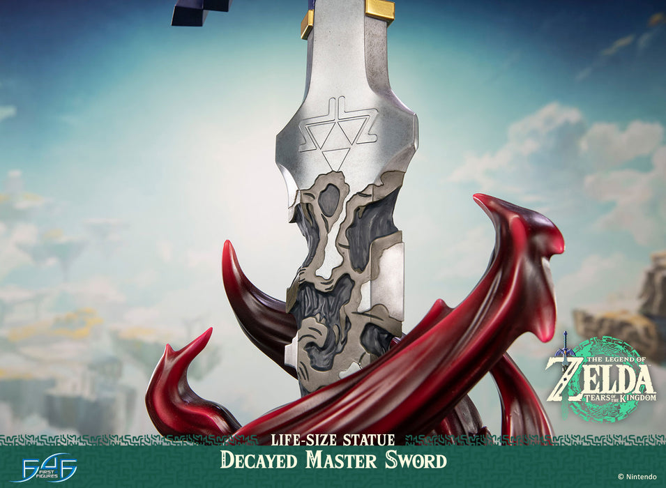First 4 Figures: The Legend of Zelda Tears of the Kingdom - Espada Maestra Deteriorada 28 Pulgadas