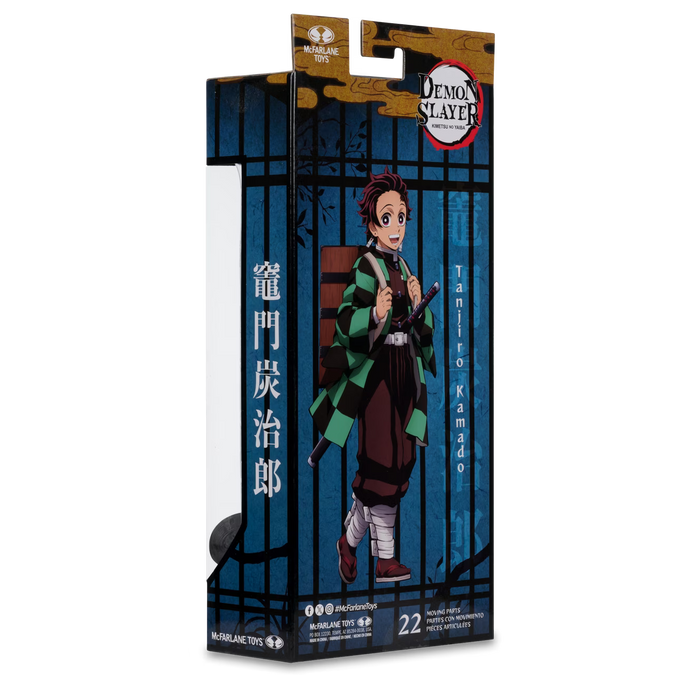 Mcfarlane Demon Slayer Season 3: Tanjiro Demon Slayer Corps Uniform 7 Pulgadas
