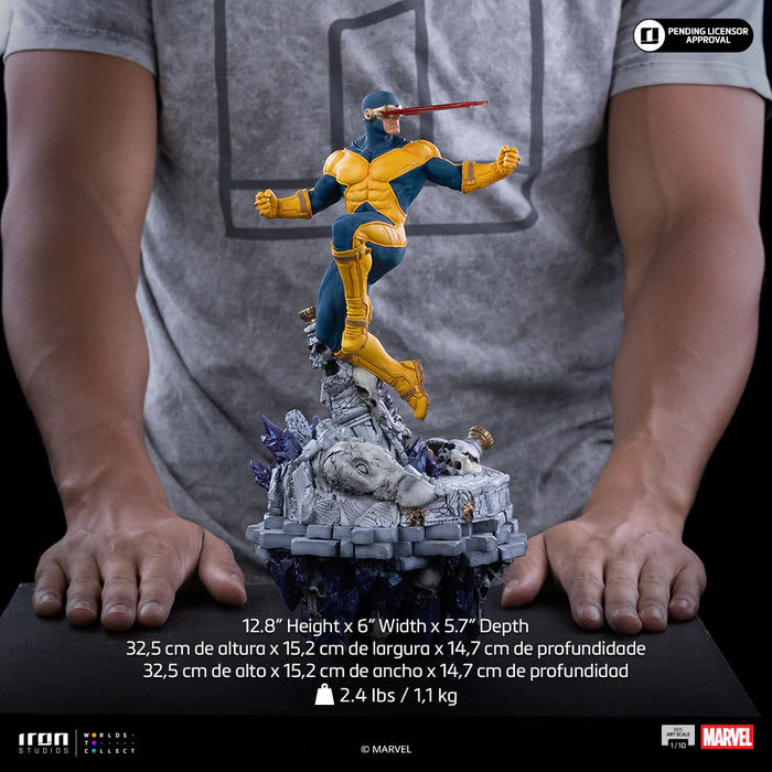 Iron Studios: Marvel X Men - Cyclops Guantelete del Infinito Diorama BDS Escala de Arte 1/10