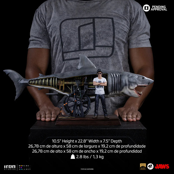 IRON Studios: Jaws 50 Aniversario - Steven Spielberg Deluxe Escala de Arte 1/10