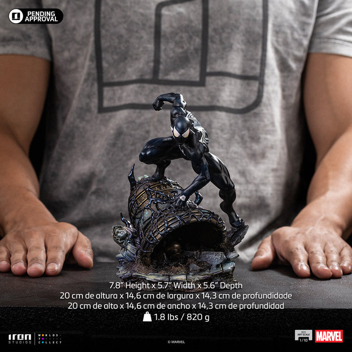IRON Studios: Marvel Comics - Spider Man Black BDS Escala de Arte 1/10