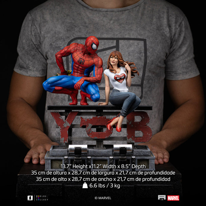 IRON Studios: Marvel Spiderman - Spiderman y Mj Diorama Escala 1/6