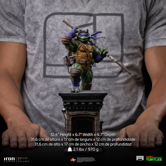 Iron Studios: TMNT Tortugas Ninja - Donatello Unleashed Escala de Arte 1/10