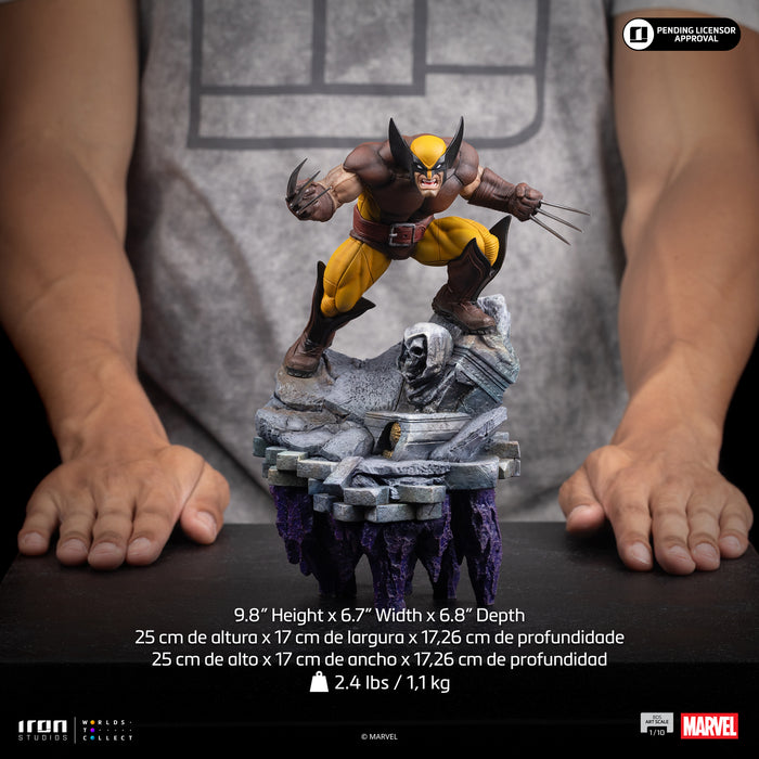 Iron Studios Infinity Gauntlet Diorama: Marvel - Wolverine BDS Escala de Arte 1/10