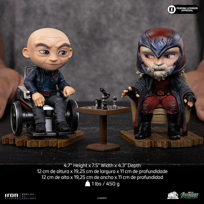 Iron Studios MiniCo: Avengers Doomsday - Xavier y Magneto 2 Pack