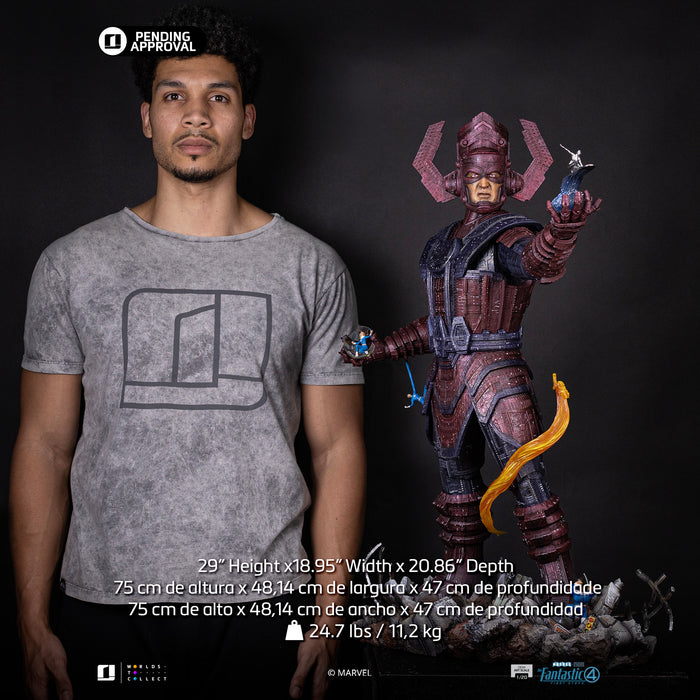 IRON Studios: Marvel Los 4 Fantasticos - Galactus Diorama Deluxe Demi Escala De Arte 1/20