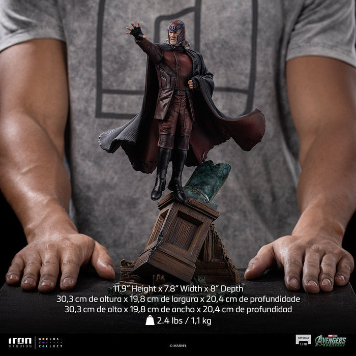 Iron Studios: Avengers Doomsday - Magneto Escala de Arte 1/10