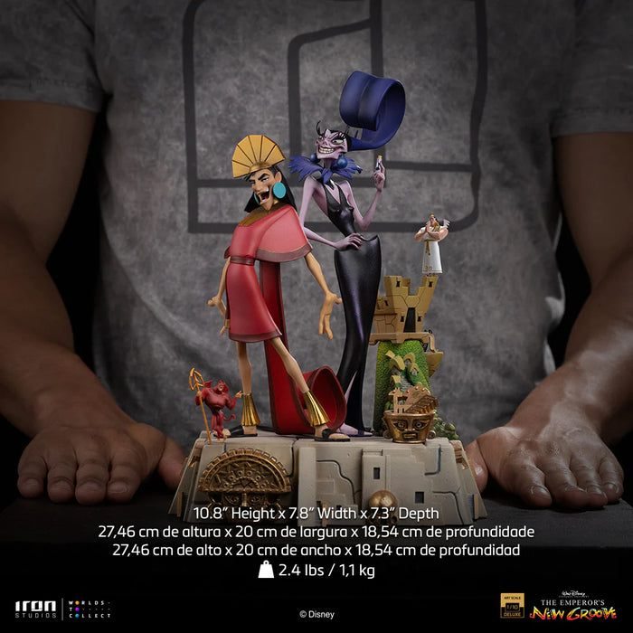 IRON Studios: Las Locuras Del Emperador - Kuzko and Yzma - Escala de Arte 1/10
