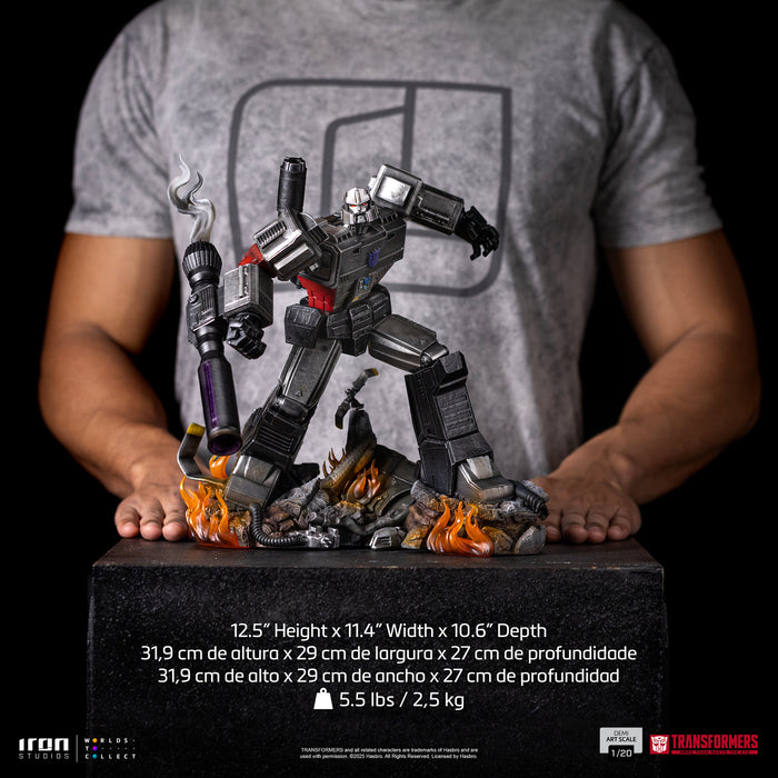 IRON Studios: Transformers - Megatron Demi Escala De Arte 1/20