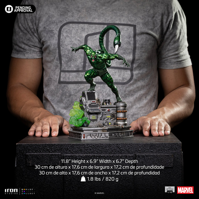 IRON Studios: Marvel Spider-Man vs Villains - Scorpion Diorama BDS Escala de Arte 1/10