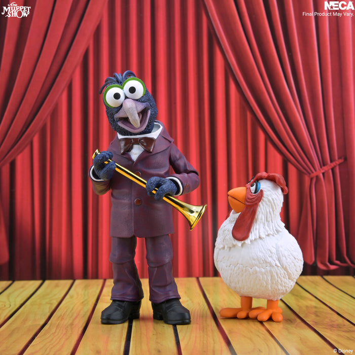 NECA Figura de Accion Ultimate: Los Muppets - Gonzo con Camilla 7 Pulgadas
