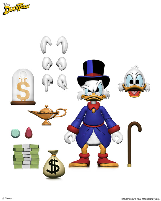 NECA Figura de Accion Ultimate: Disney Patoaventuras - Rico McPato 7 Pulgadas