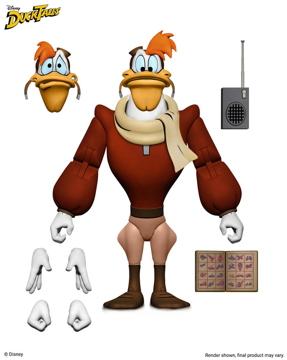 NECA Figura de Accion Ultimate: Disney Patoaventuras - Joe McQuack 7 Pulgadas