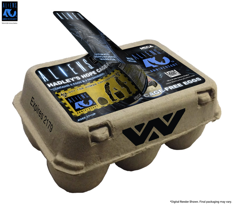 NECA Accessory Pack: Alien 40 Aniversario - Carton of Alien Eggs 6 Pack